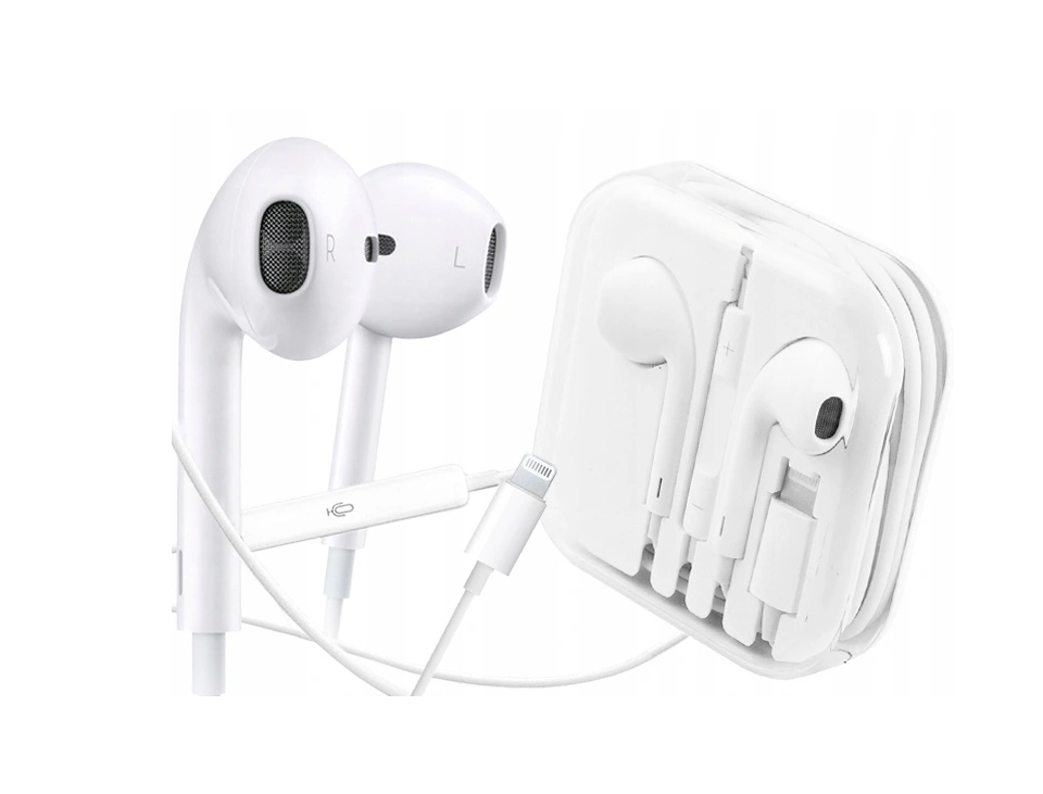 Słuchawki przewodowe do Apple iPhone Lightning