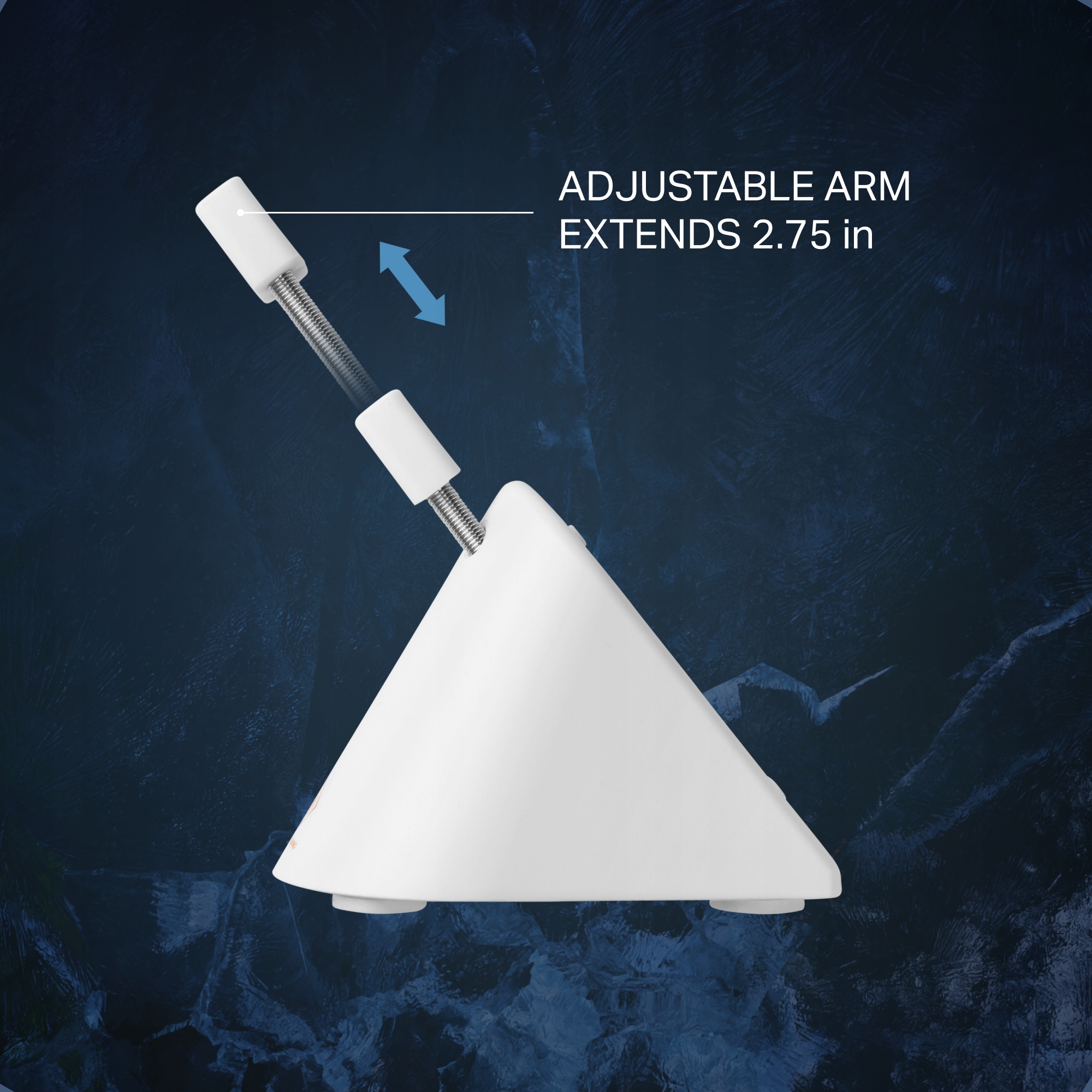 Regulowane ramię dla optymalnej długości kabla