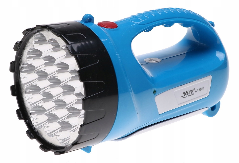 LATARKA AKUMULATOROWA Kempingowa 19+15 LED Szperacz Ładowana Lampka 255 – Idealna na każdą wyprawę