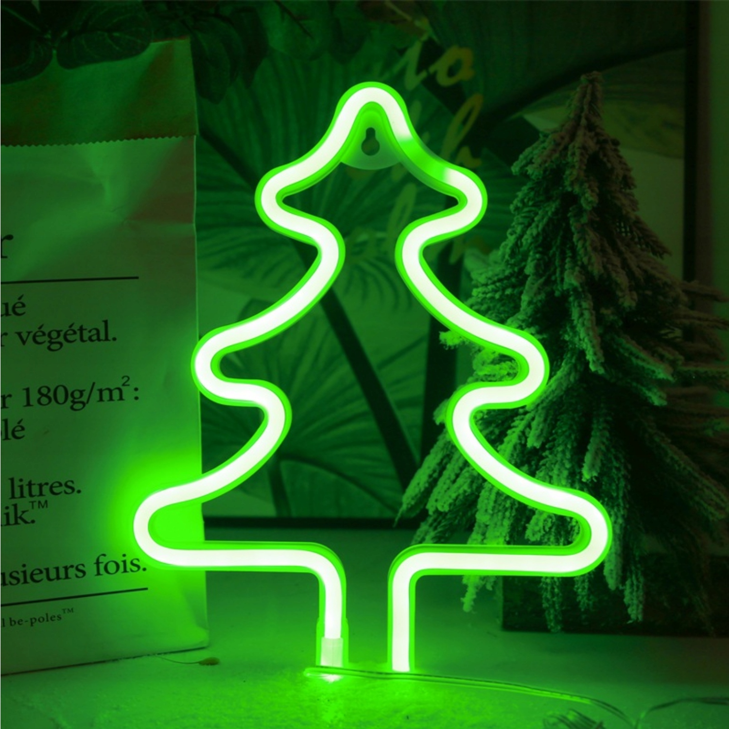 Neon LED choinka ozdoba świąteczna lampka wisząca Marka Forever Light