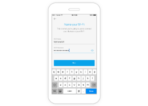 Name your WiFi & create password