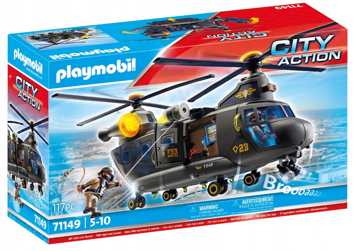 Playmobil City Action 71149 – Śmigłowiec ratunkowy jednostki specjalnej