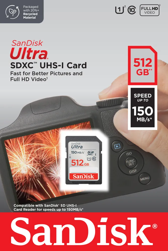 KARTA SANDISK ULTRA SDXC 512GB 150MB/s UHS-I Class 10