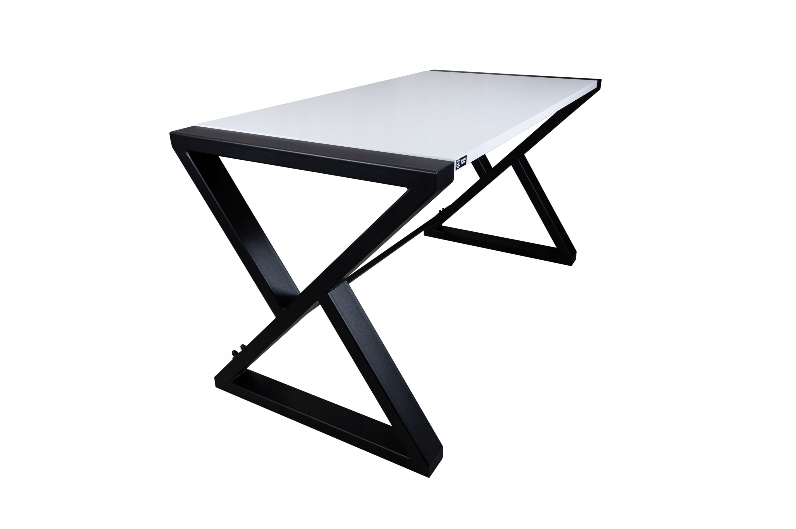 Biurko Komputerowe Gamingowe Xmark / Biały blat / Guard-Desk / 140x70x75