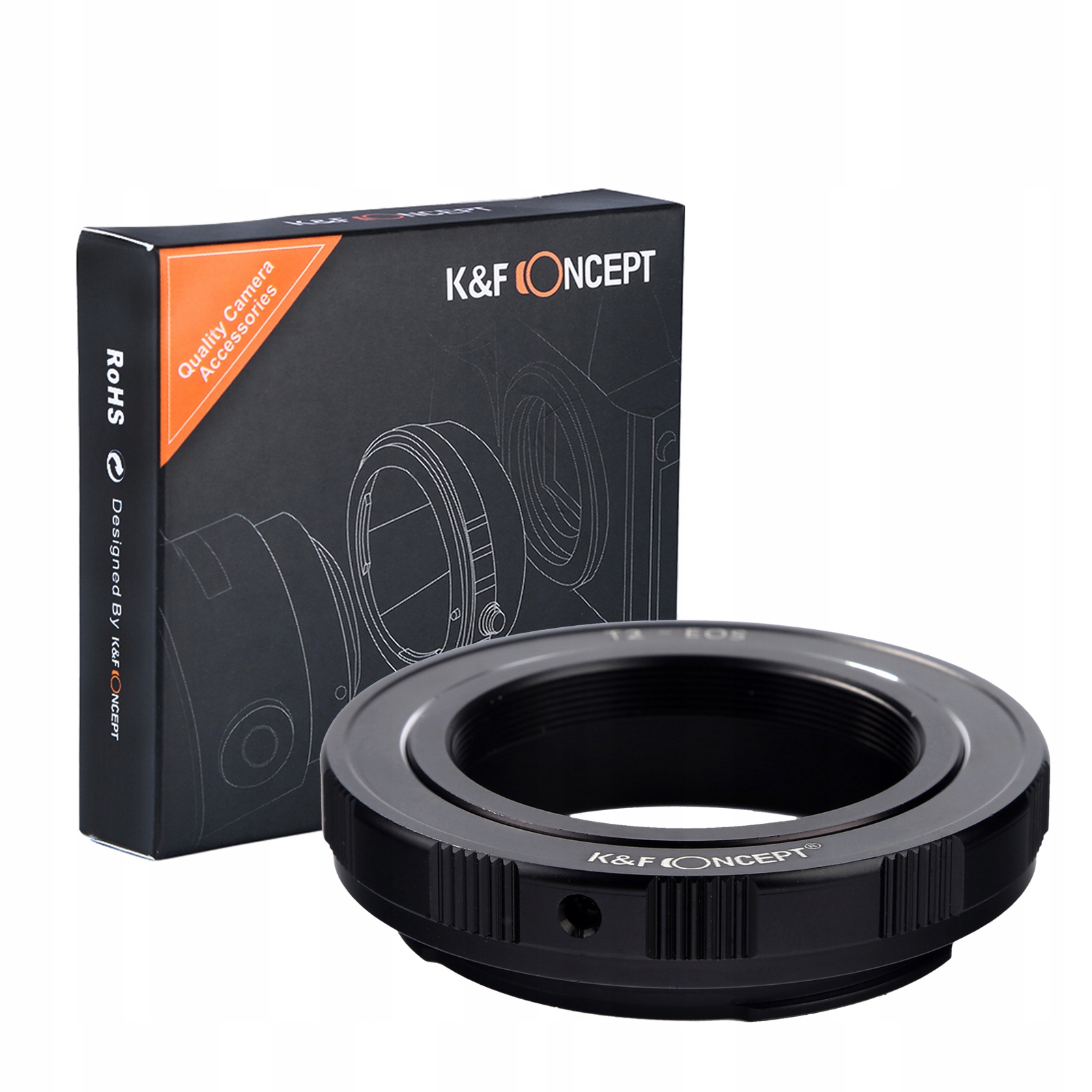 Adapter Redukcja Do Canon EF EF-S Na T2 T-mount KF06.150 – Profesjonalne rozwiązanie dla fotografów