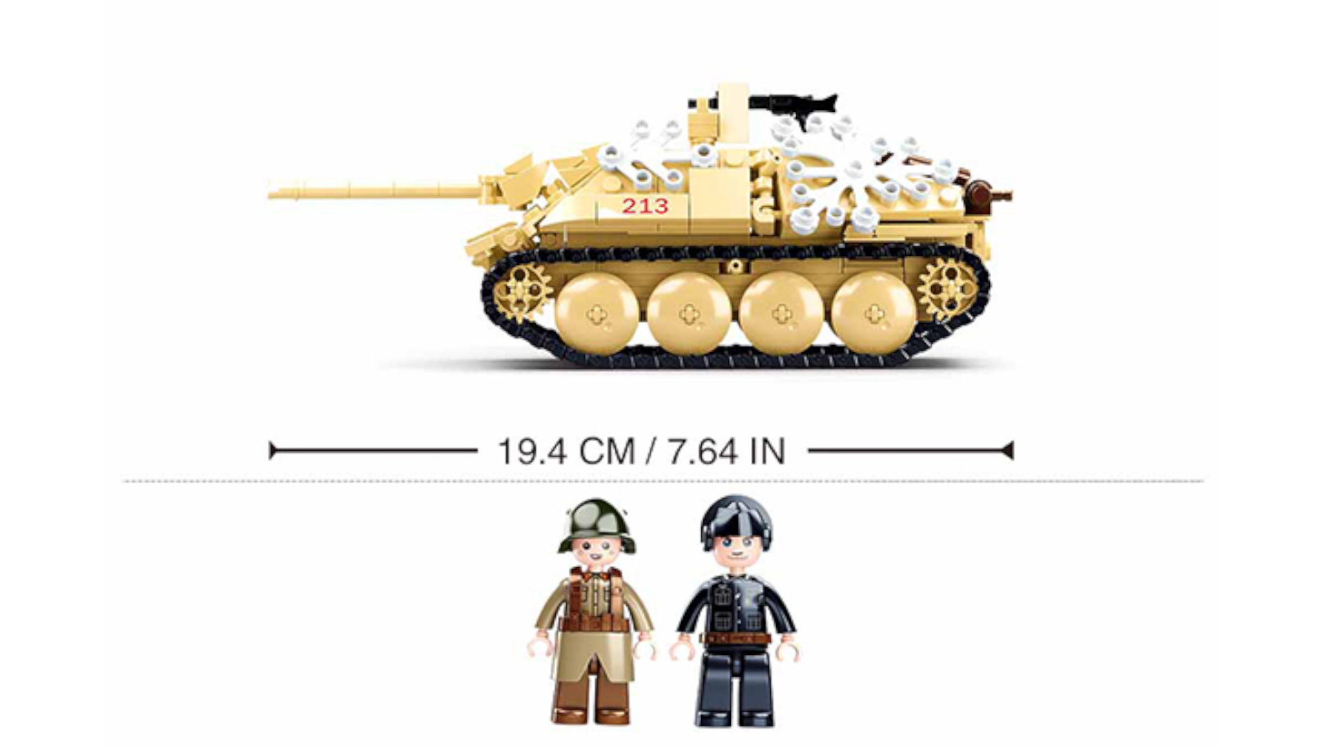 Klocki Niszczyciel Czołgów Jagdpanzer Hetzer Armia TOMDORIX