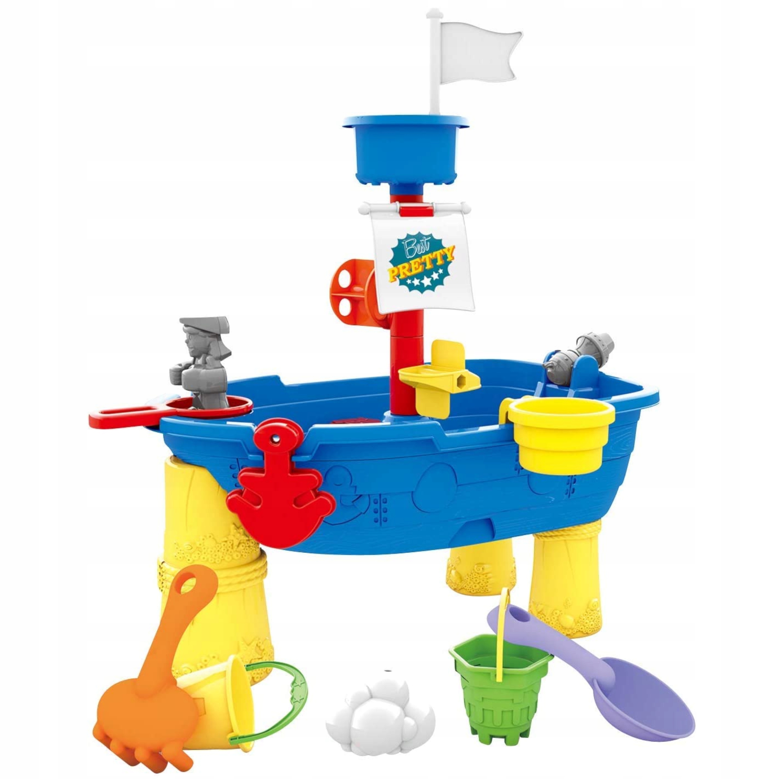 Stolik do piasku i do wody zjeżdżalnia statek 848 Wiek dziecka 3 lata +