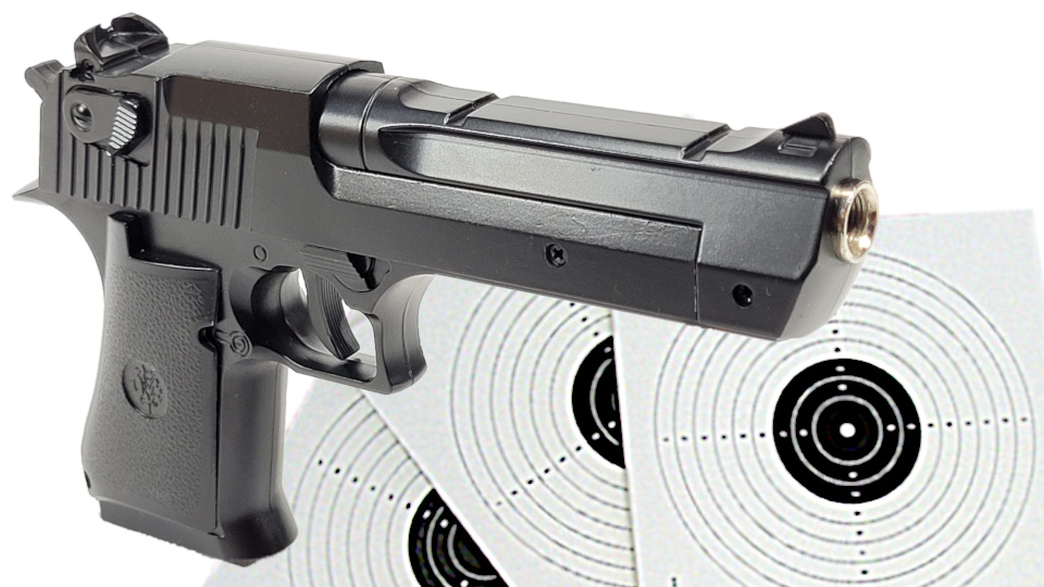 Desert Eagle Pistolet Metalowy Na Kulki 6mm. FULL Metal TOMDORIX