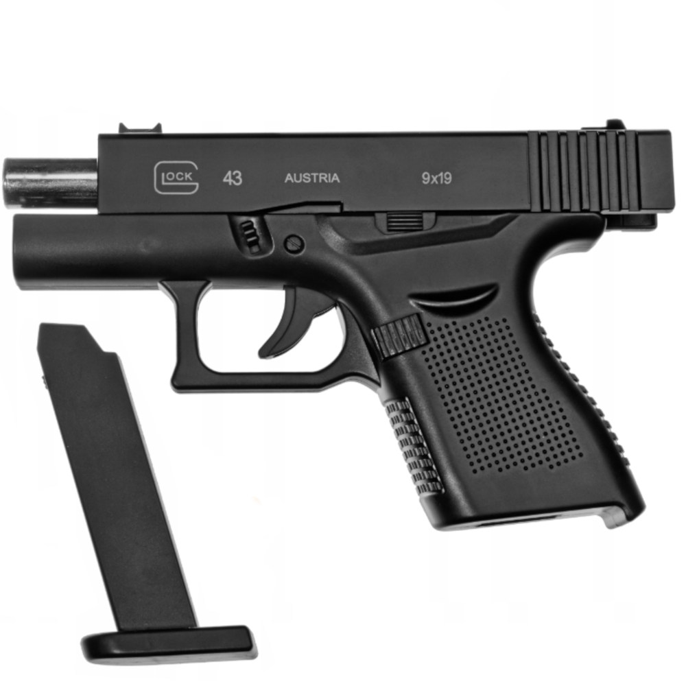 GLOCK 43 Pistolet Metalowy Na Kulki 6mm Replika Air Soft Gun TOMDORIX