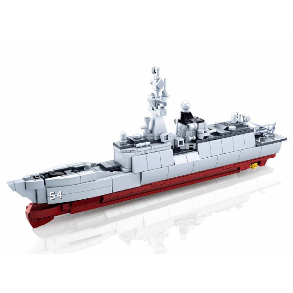 Klocki Statek NISZCZYCIEL Rakietowy, Wojsko Armia Tomdorix