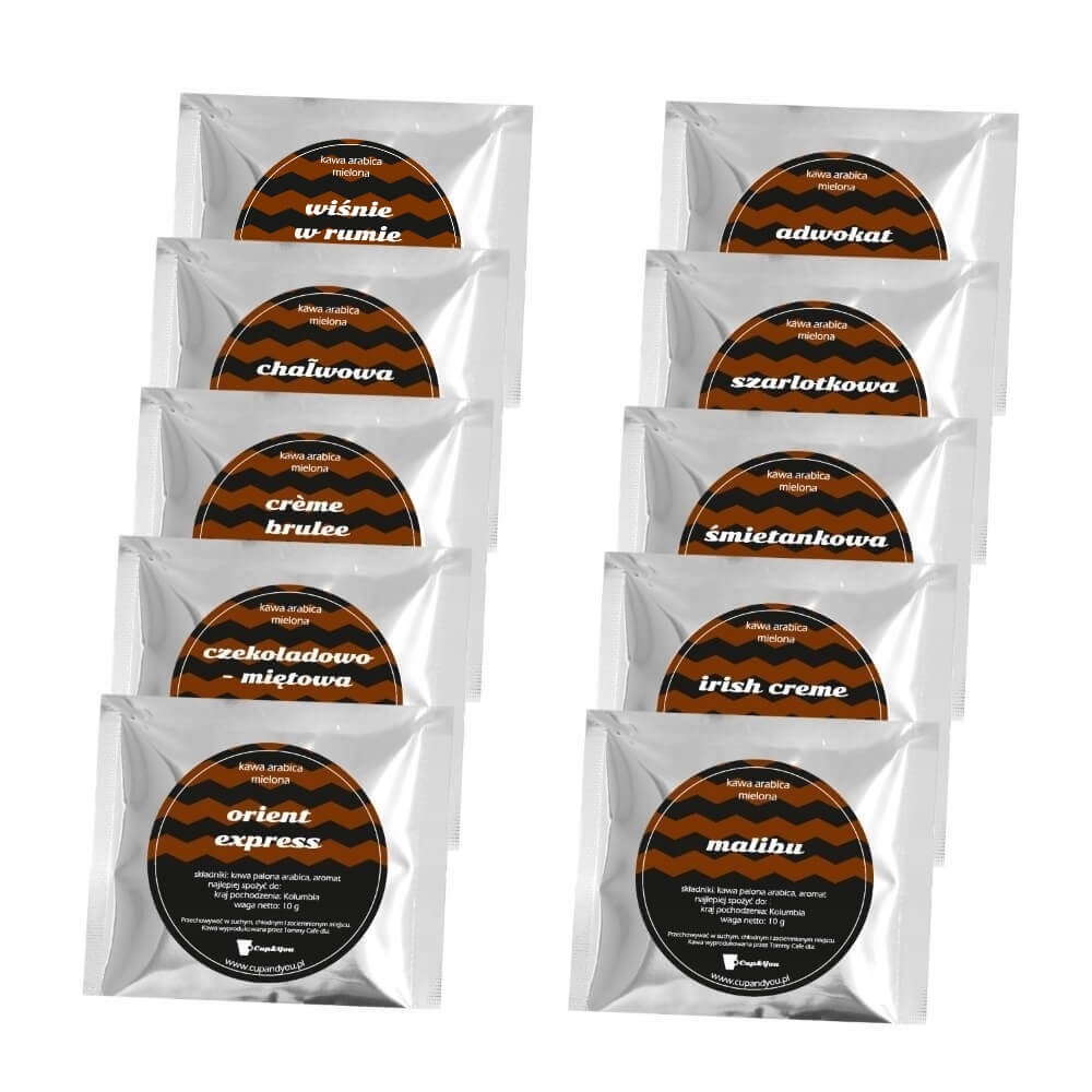 Prezent upominek gift z kawą smakową aromatyzowaną EAN (GTIN) 5904815200066