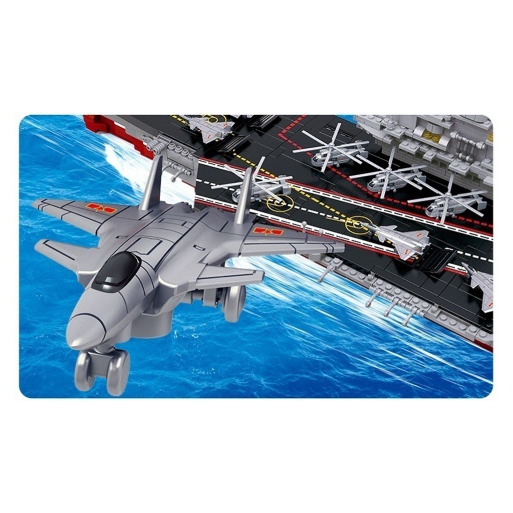 Klocki Wojsko Statek Lotniskowiec USS Enterprise (CVN-65) TOMDORIX