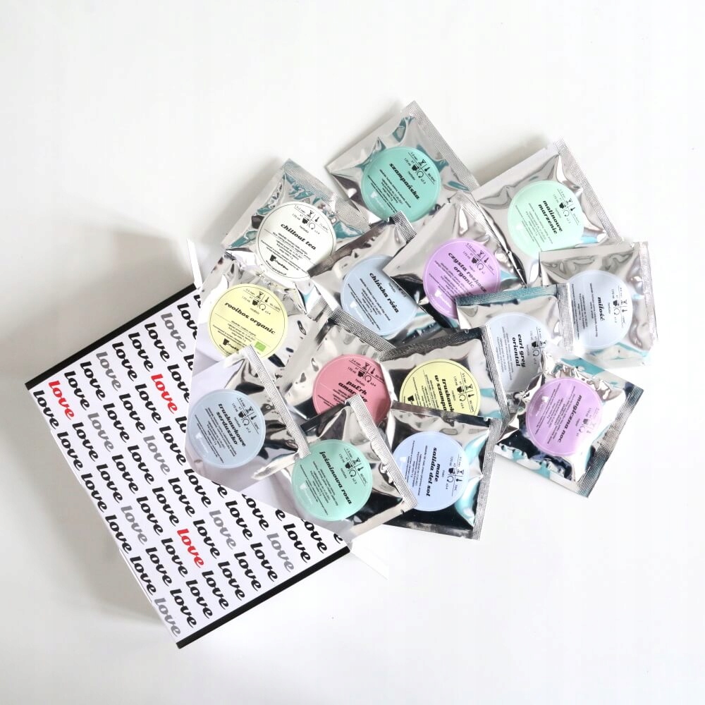 Prezent podarunek z herbatą na rocznicę walentynki Marka inna