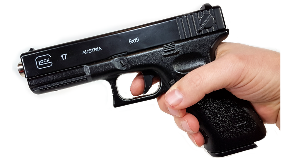Metalowy Pistolet Na Kulki GLOCK 17 100% METAL+ dwie tarcze TOMDORIX