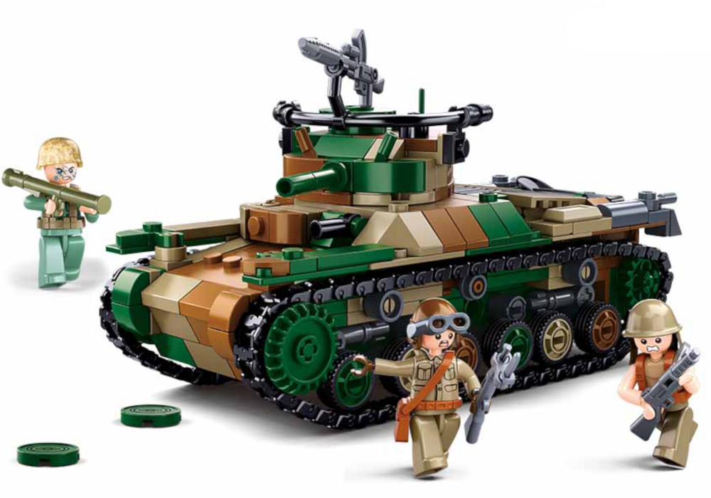 Klocki CZOŁG Typ 97 2w1op. Wojsko Armia komp. Lego Tomdorix