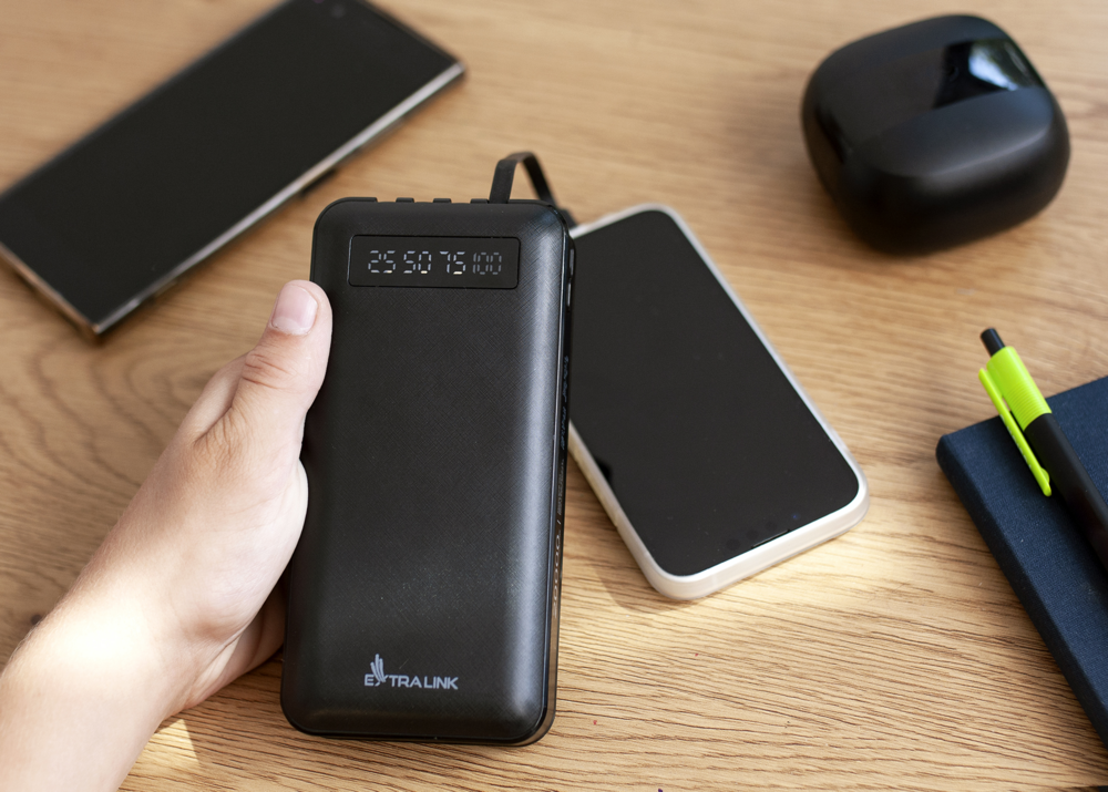 EXTRALINK EPB-083 10000MAH 5V POWER BANK BLACK