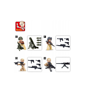 Klocki Wojskowe Figurki Militarne Żołnierze TOMDORIX