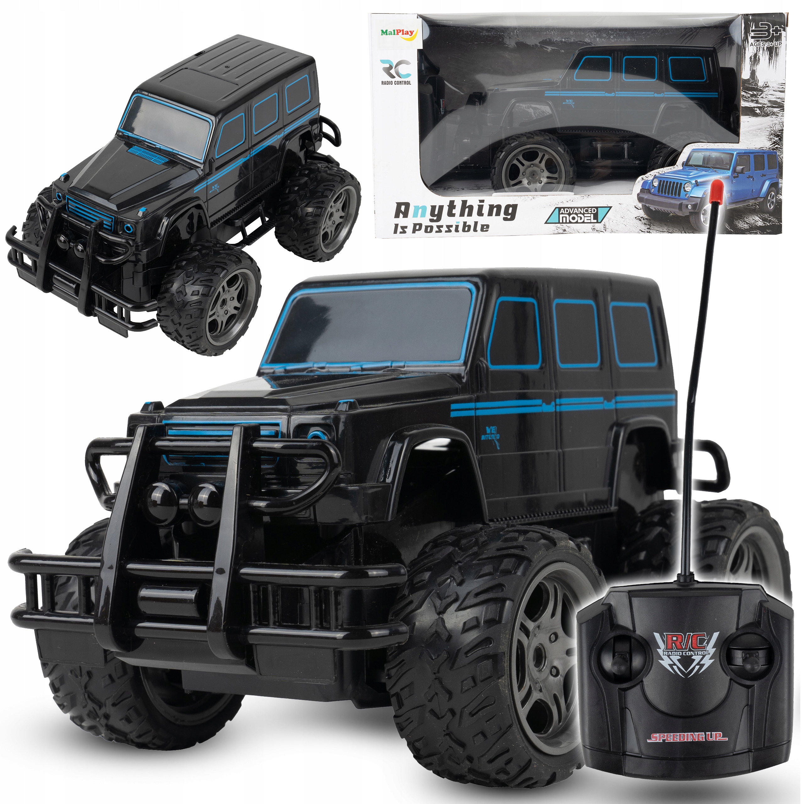 Samochód Terenowy RC SWAT na Pilota Ładowarka USB – Idealna zabawa dla dzieci