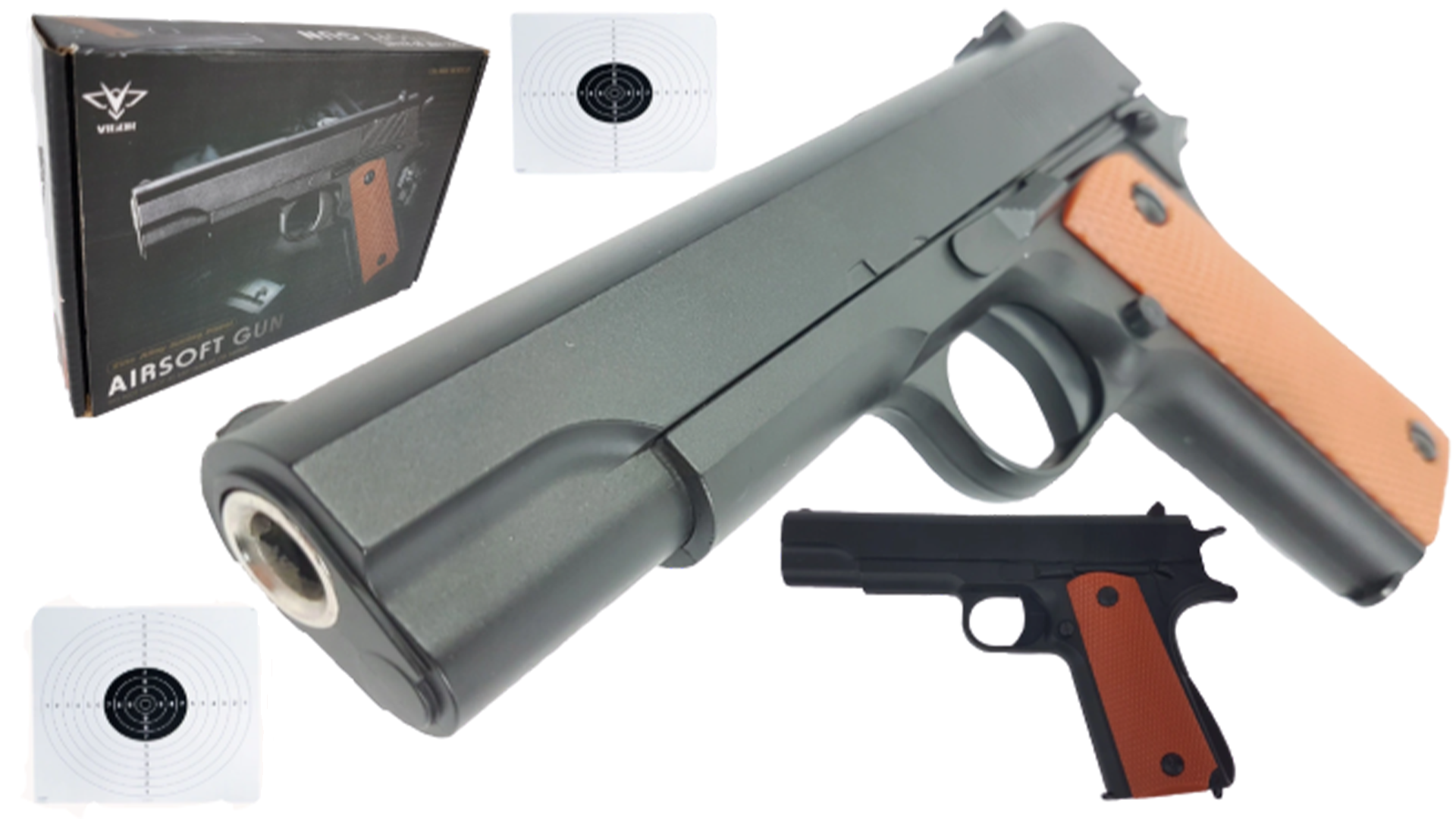 Polski Pistolet Metalowy na Kulki 6mm VIS WZ.35 TOMDORIX