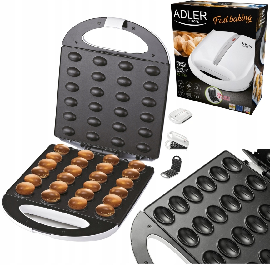 Opiekacz do orzeszków ciastek forma 24 szt. – Idealne wypieki w Twojej kuchni