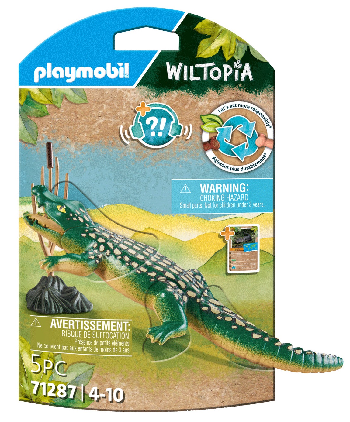 Figurka Playmobil Wiltopia 71287 Aligator