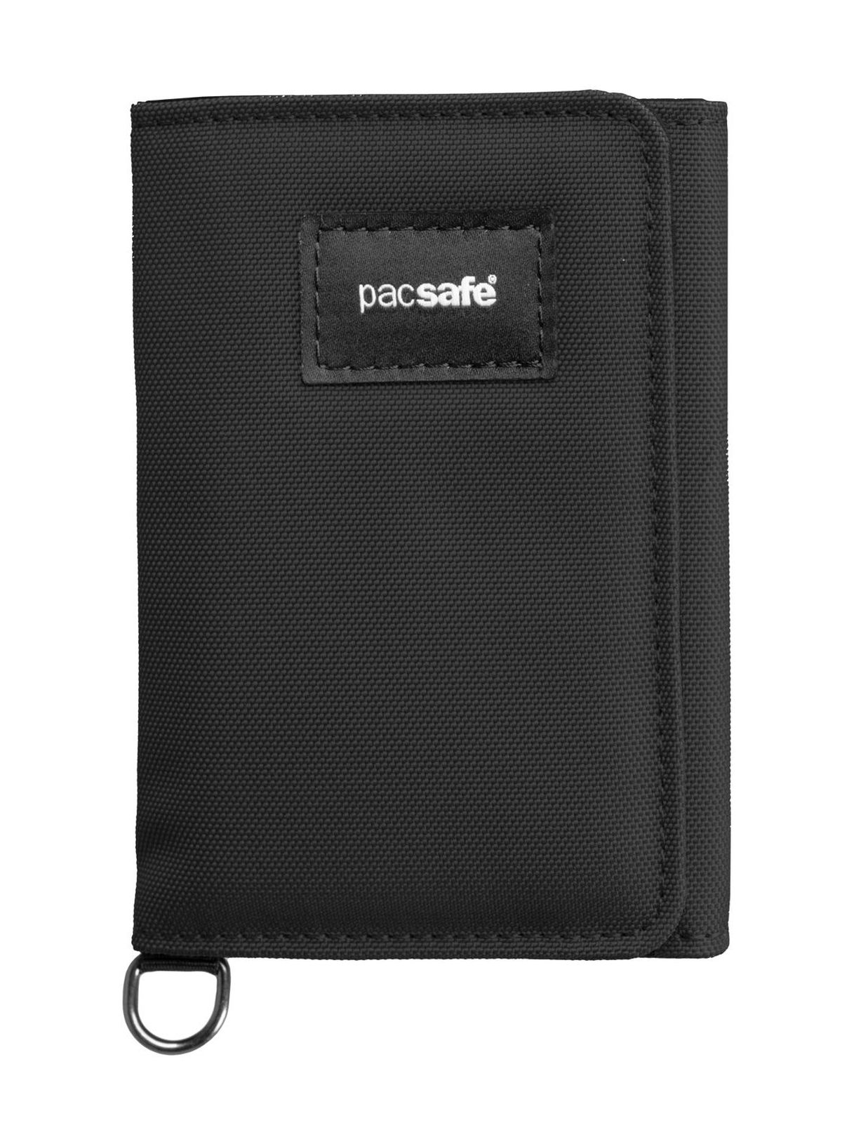 Portfel antykradzieżowy z recyklingu Pacsafe RFIDsafe - czarny