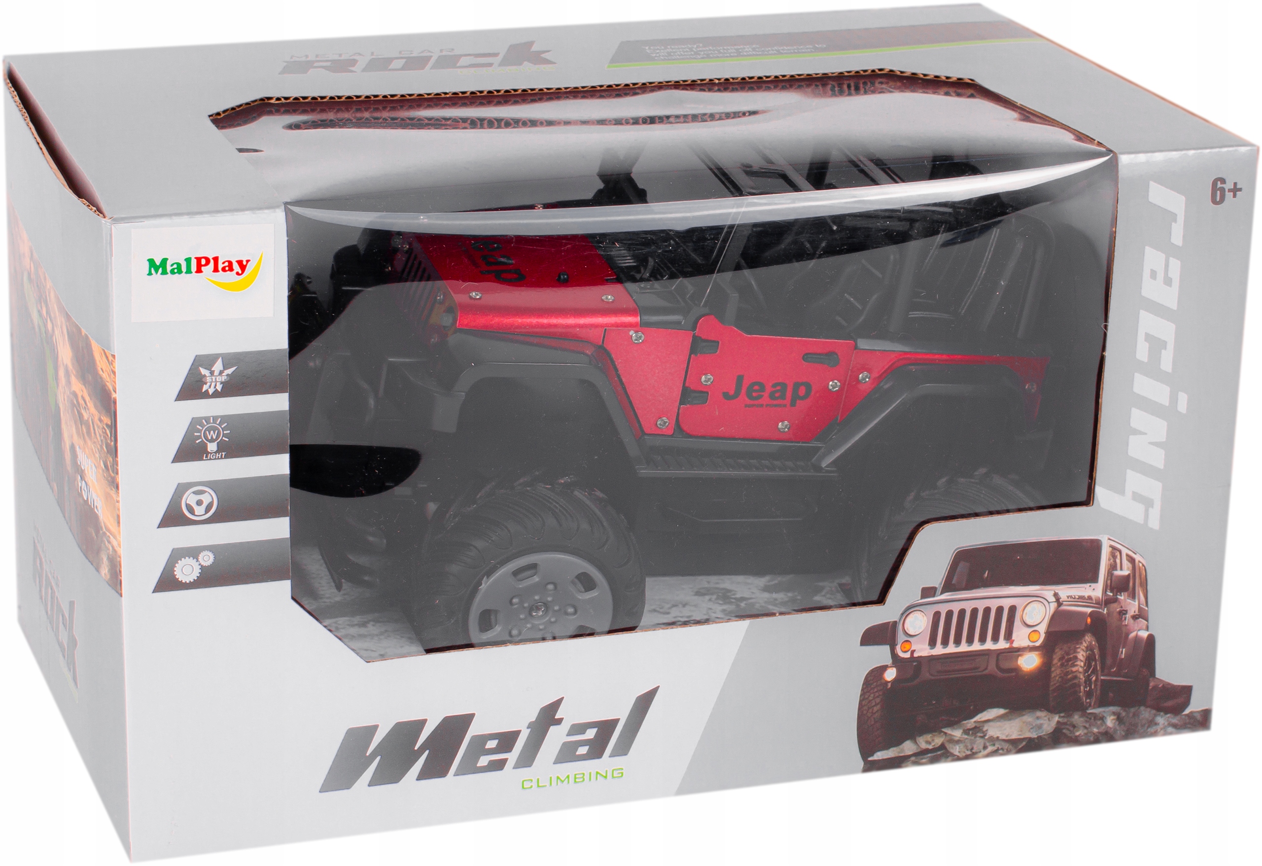 AUTO TERENOWE JEEP RC 1:20 METALOWE STEROWANE Kod producenta 109397