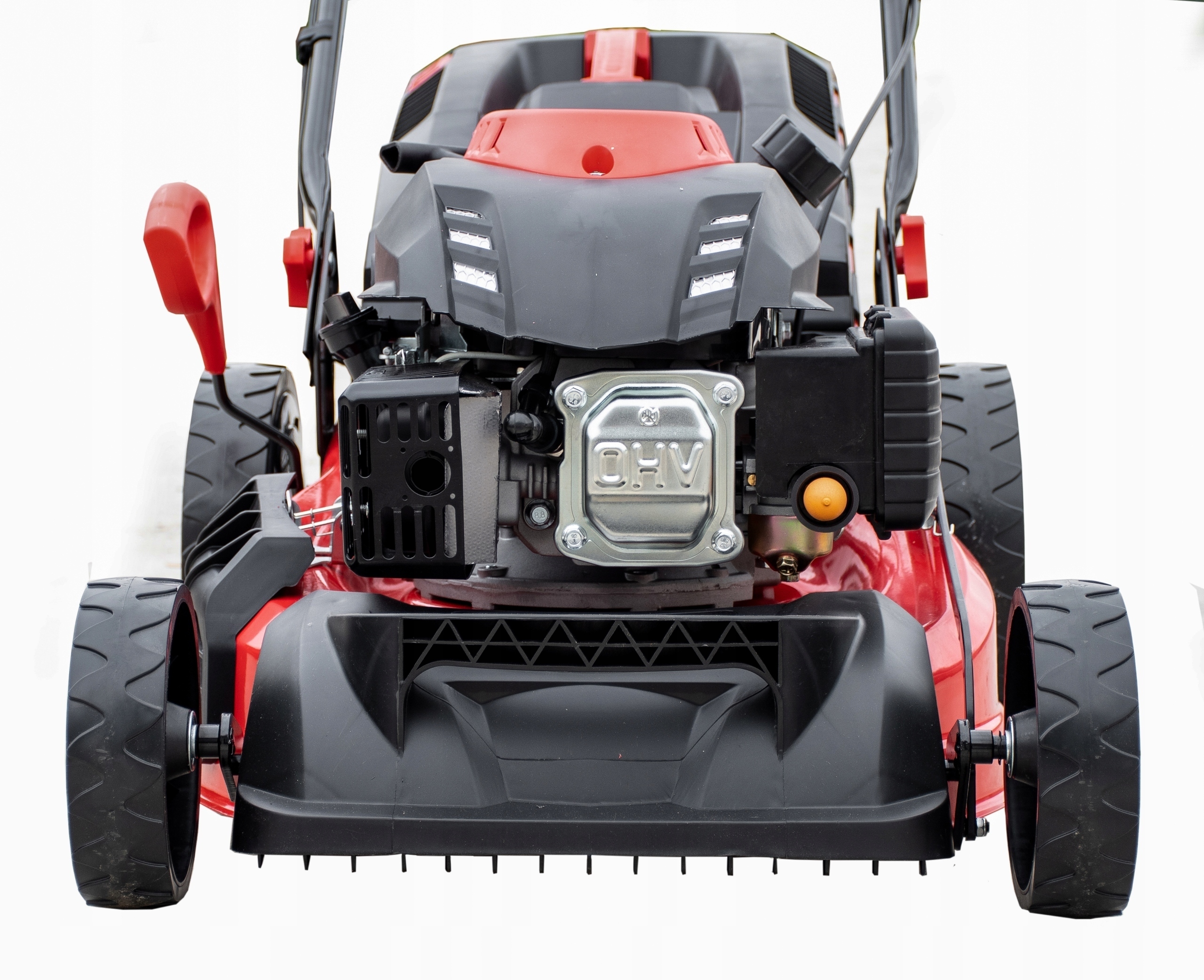 POLSKA KOSIARKA SPALINOWA 9KM 13w1 NAPĘD 51CM XXXL Regulacja wysokości koszenia z regulacją