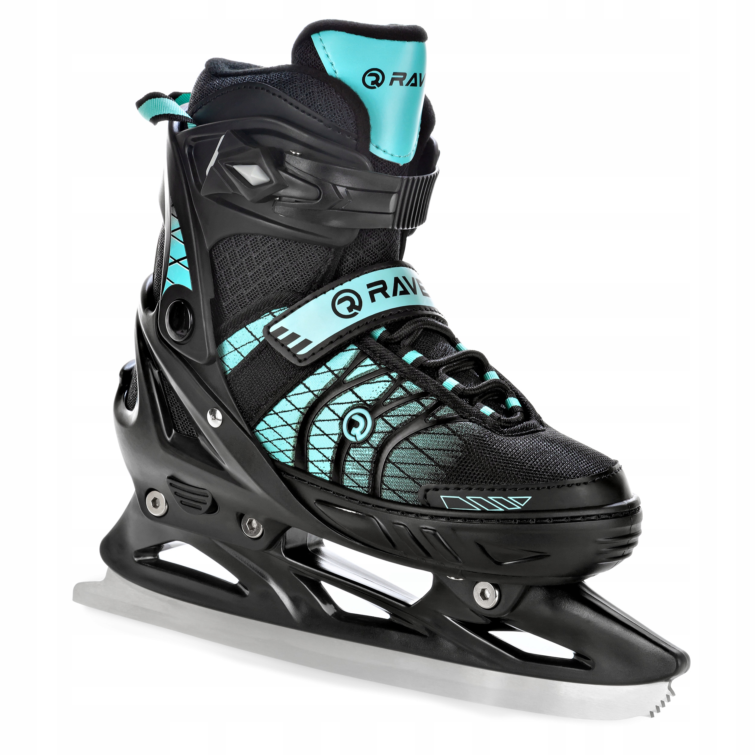 Rolki Łyżwy 2w1 RAVEN Crystal Black/Mint 38-42 Marka Raven
