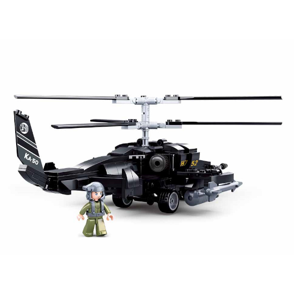 Klocki Helikopter K-50 Śmigłowiec Szturmowy Wojsko, Armia
