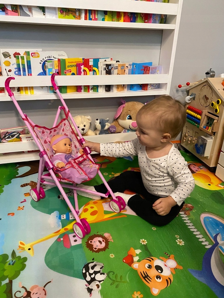 Wózek dla lalek spacerówka laseczka 239S Efekty brak