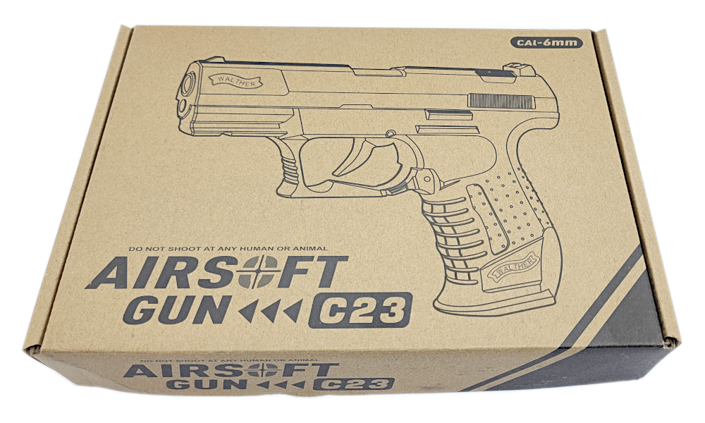 PISTOLET WALTHER P99 replika Air Soft Gun FULL METAL sprężynowy kulki 6mm Tomdorix