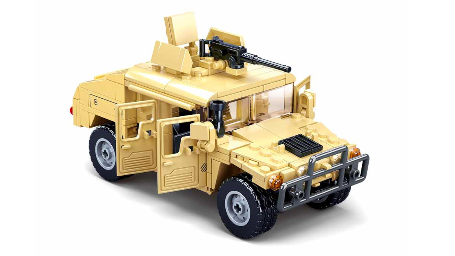 Klocki Jeep HAMER Hummer H2 Wojsko Armia TOMDORIX