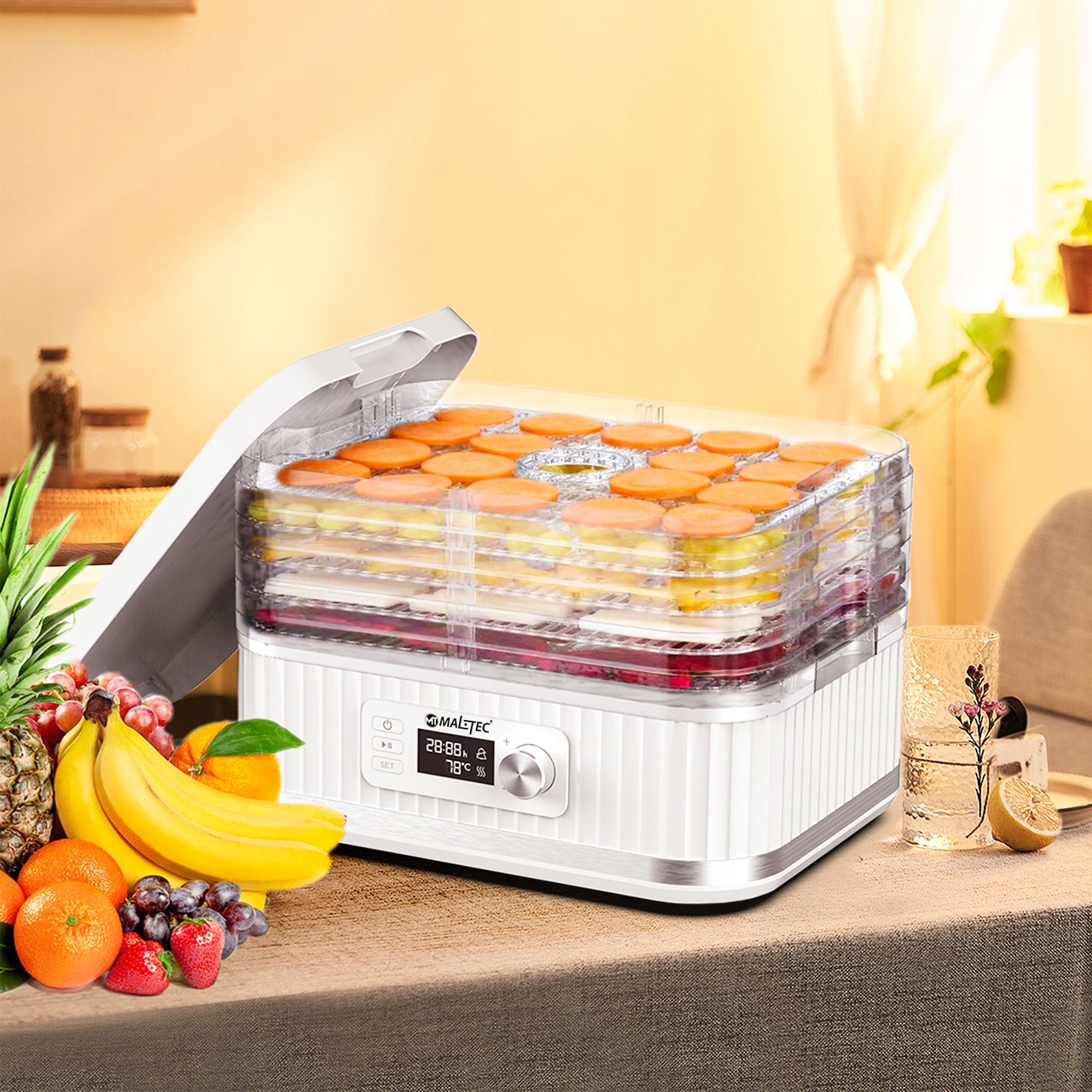 SUSZARKA DO GRZYBÓW OWOCÓW WARZYW SPOŻYWCZA 450W Marka MalTec