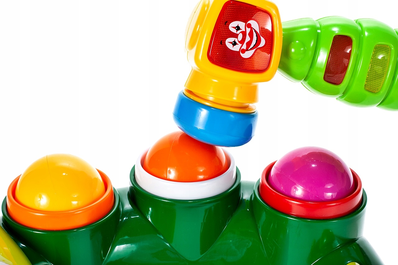 Zjeżdżalnia dinozaur zbijak piłki młoteczek 326 Szerokość produktu 19 cm