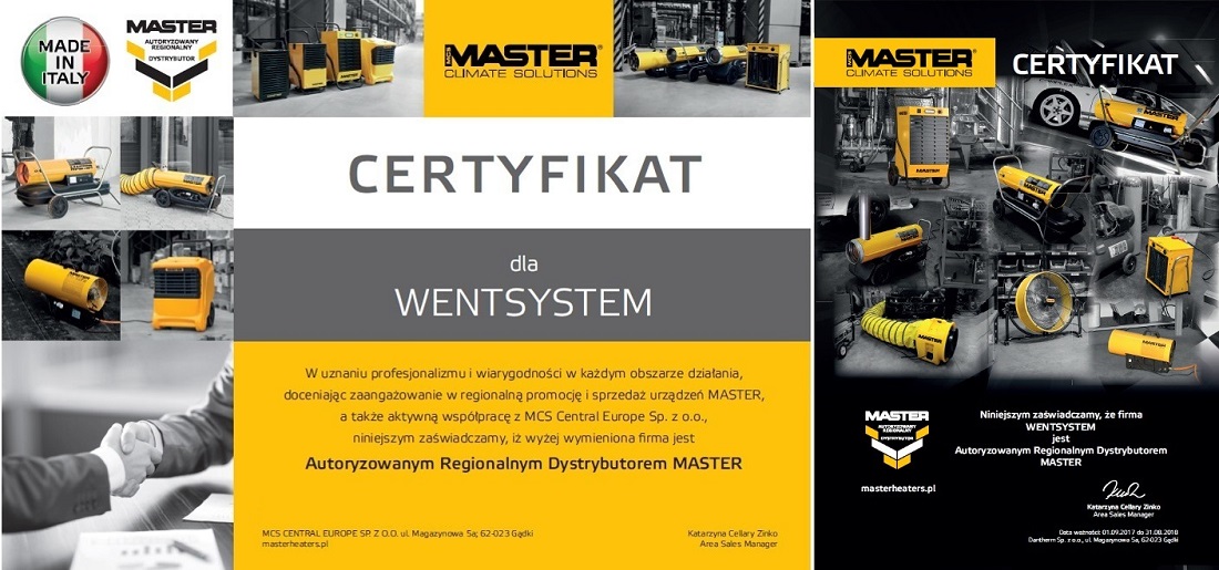Autoryzowany dystrybutor marki Master