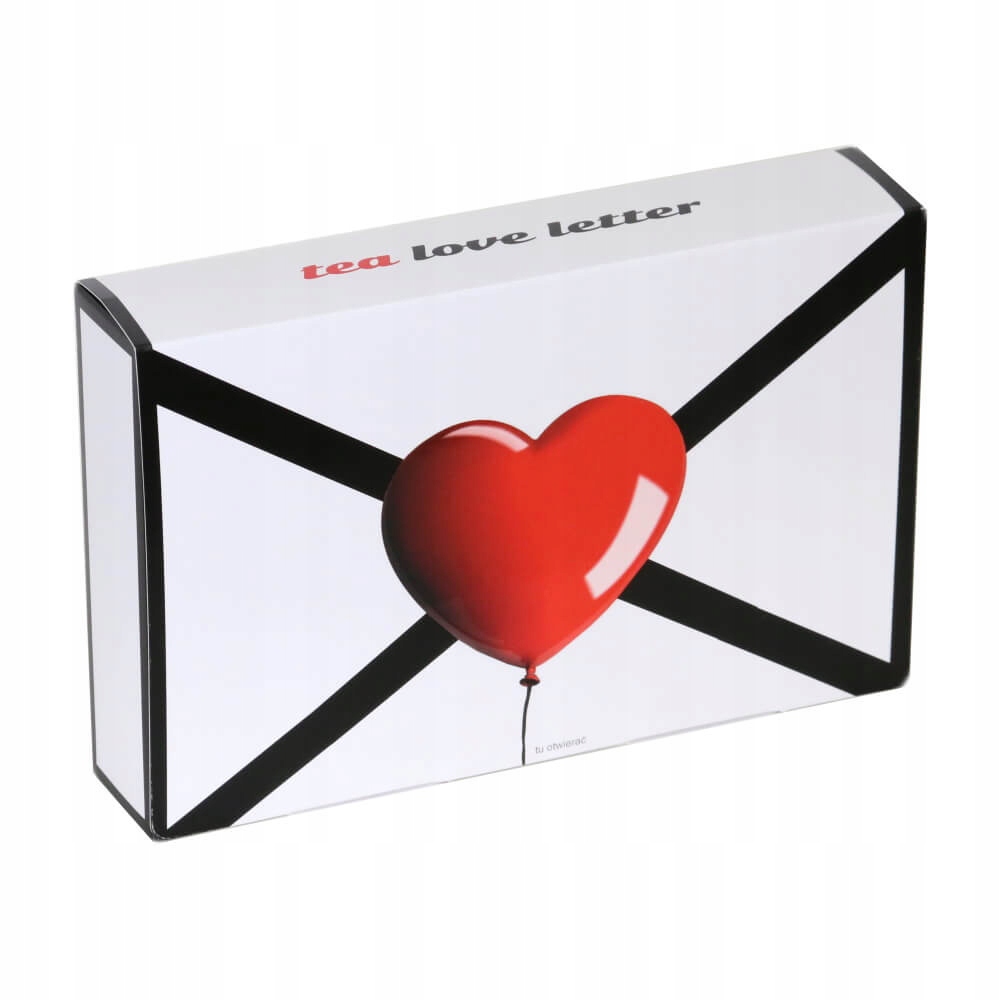 Prezent podarunek z herbatą na rocznicę walentynki