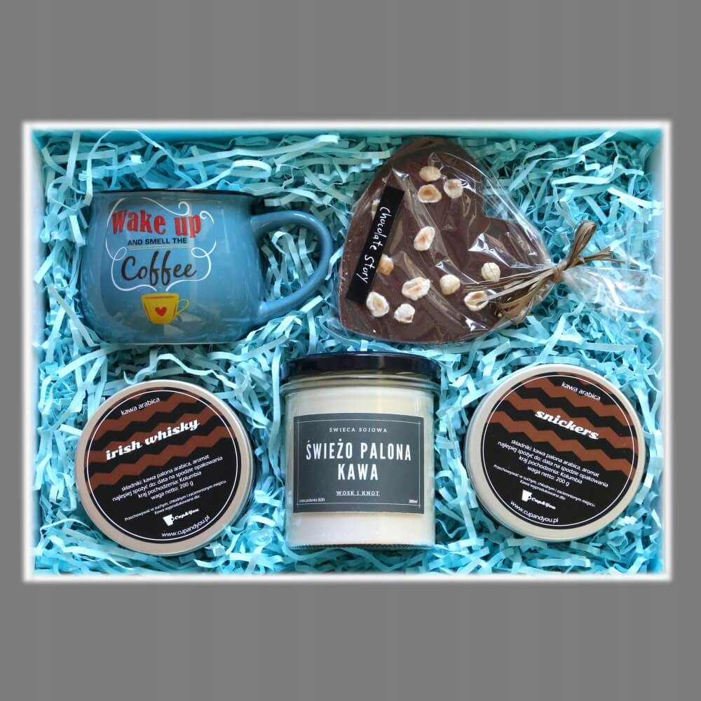 Giftbox dla MĘŻCZYZNY z kawą irish whisky i świecą EAN (GTIN) 5904815203364