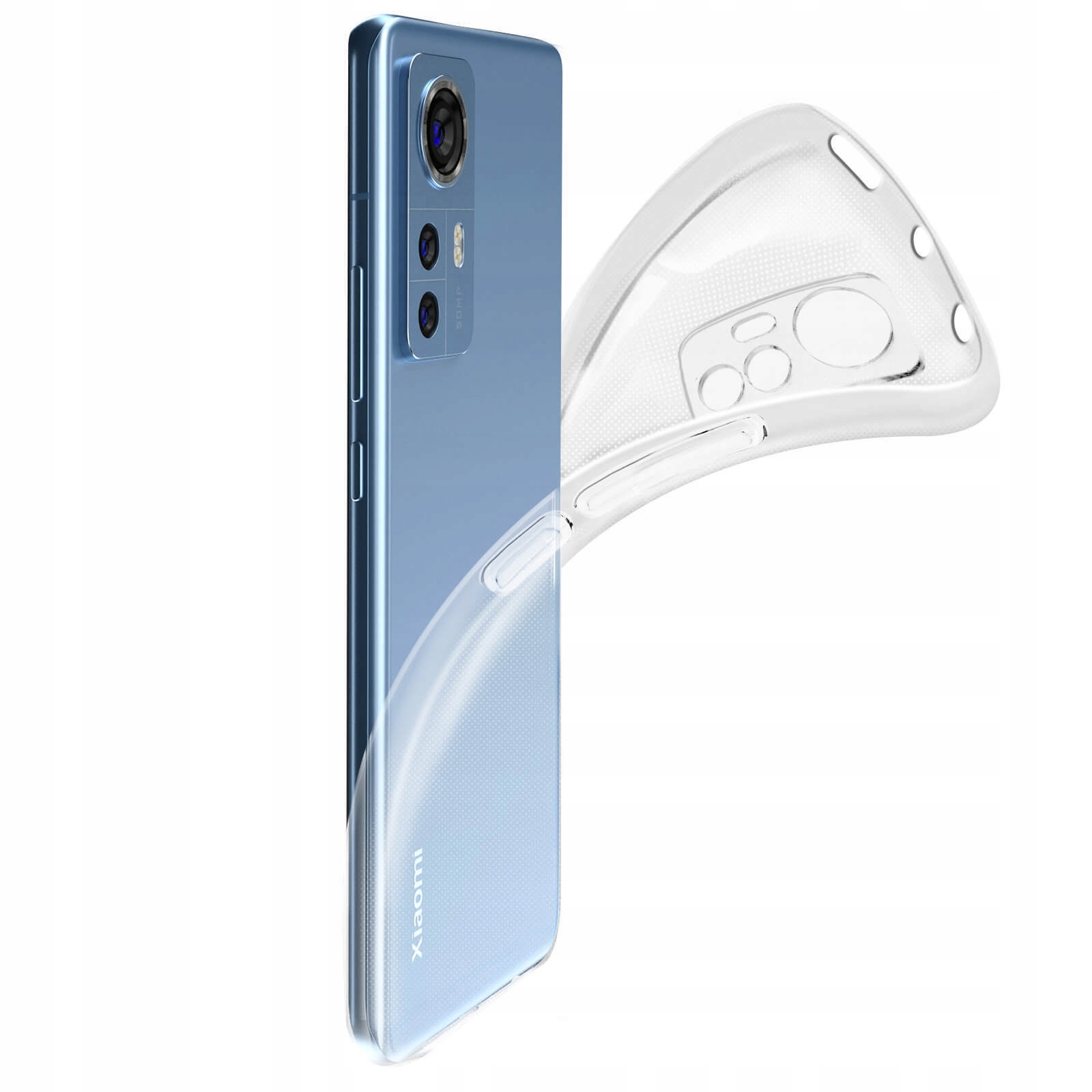 Etui z Osłoną Aparatu + Szkło do Xiaomi 12 / 12X Typ plecki