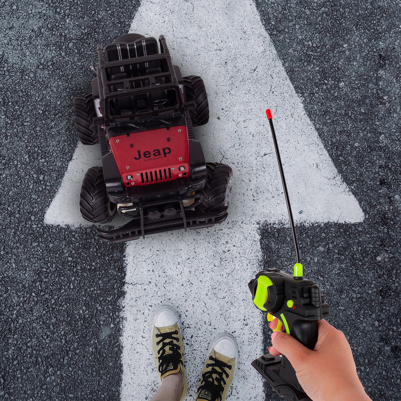 AUTO TERENOWE JEEP RC 1:20 METALOWE STEROWANE Skala 1:20