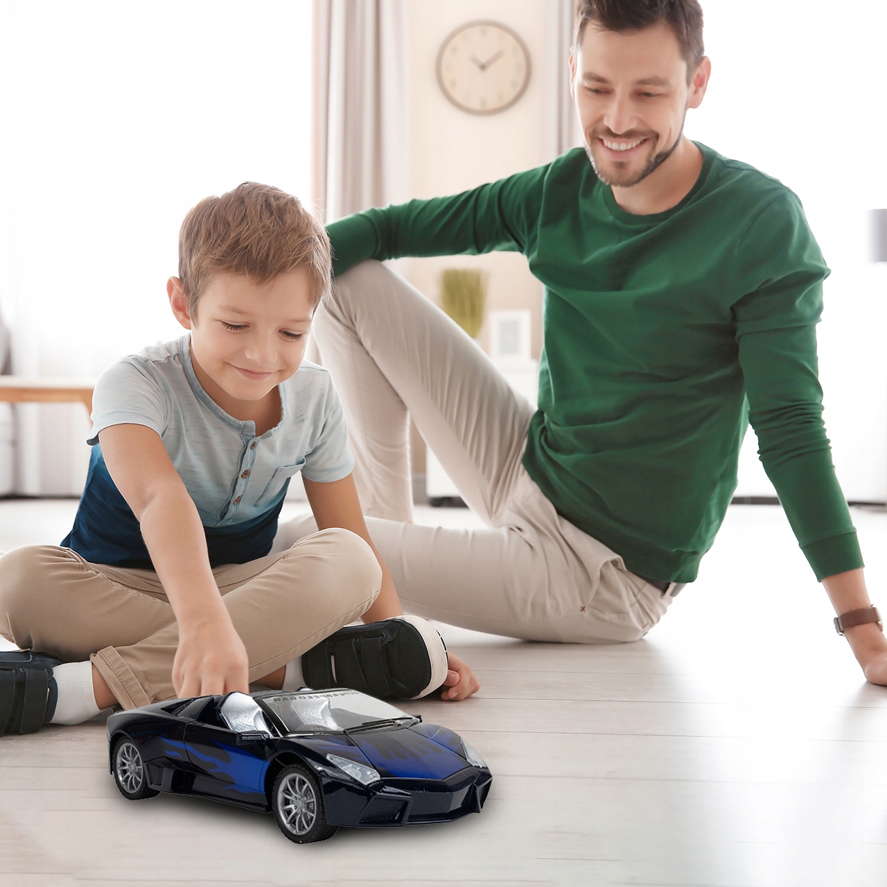 SAMOCHÓD SPORTOWY RC CABRIOLET ZDALNIE STEROWANY Wysokość produktu 6 cm