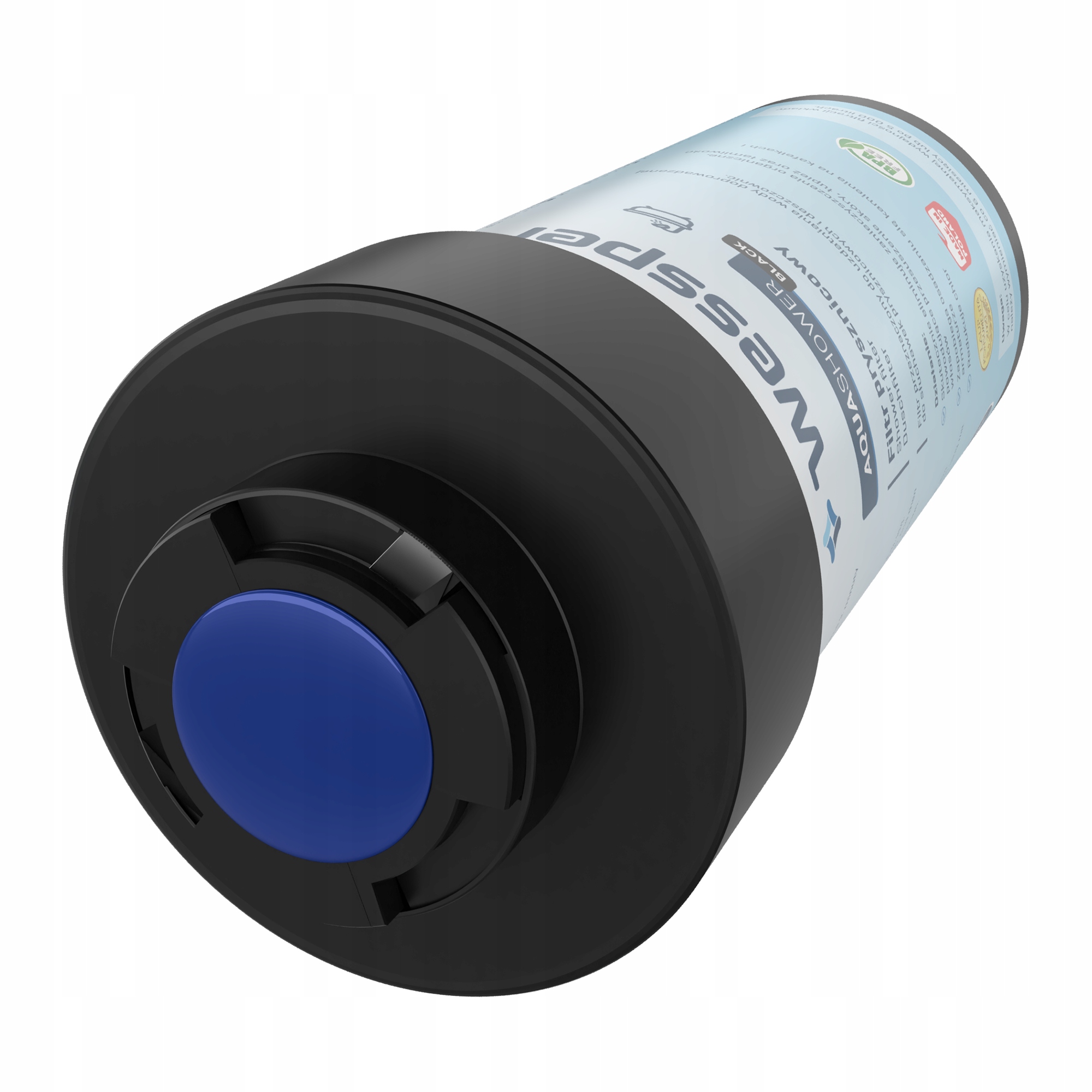 FILTR DO PRYSZNICA WESSPER AQUASHOWER CZARNY MAT Kod producenta WES081-BK
