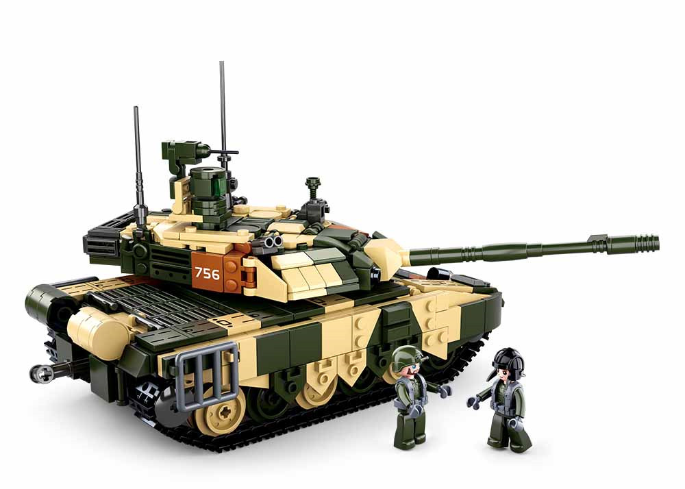 Klocki Wojsko Czołg Rosyjski T-90MS 772el TOMDORIX