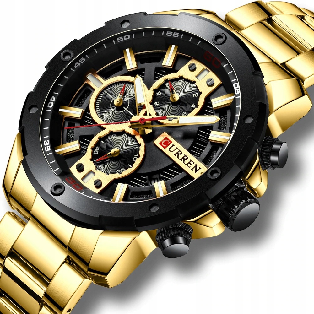 ZEGAREK MĘSKI CURREN KLASYCZNY CHRONOGRAF DATOWNIK – Elegancja i funkcjonalność w jednym