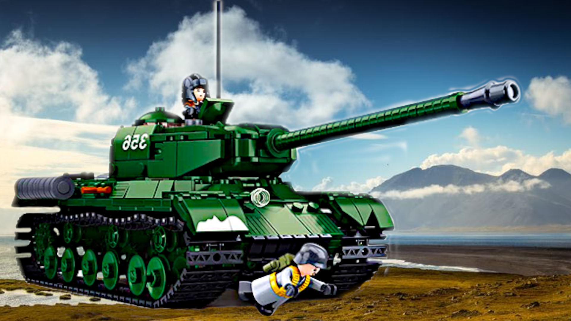 Klocki Czołg Niszczyciel Rosyjski IS-2SU152 Wojsko TOMDORIX