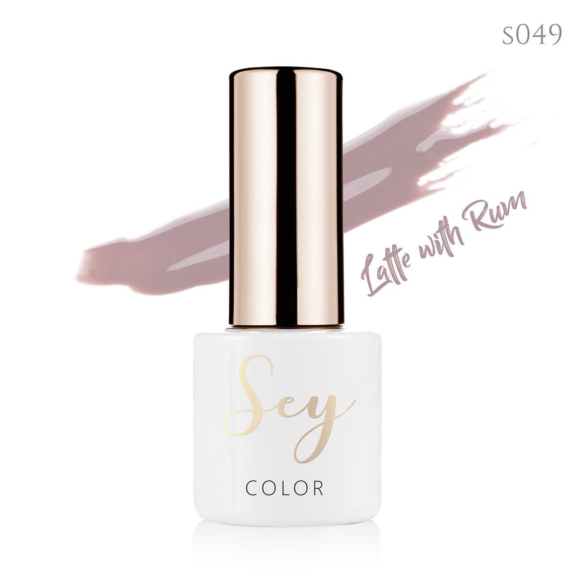 SEY LAKIER HYBRYDOWY KOLOR 7ML s049 LATTE WITH RUM Marka Cosmetics Zone