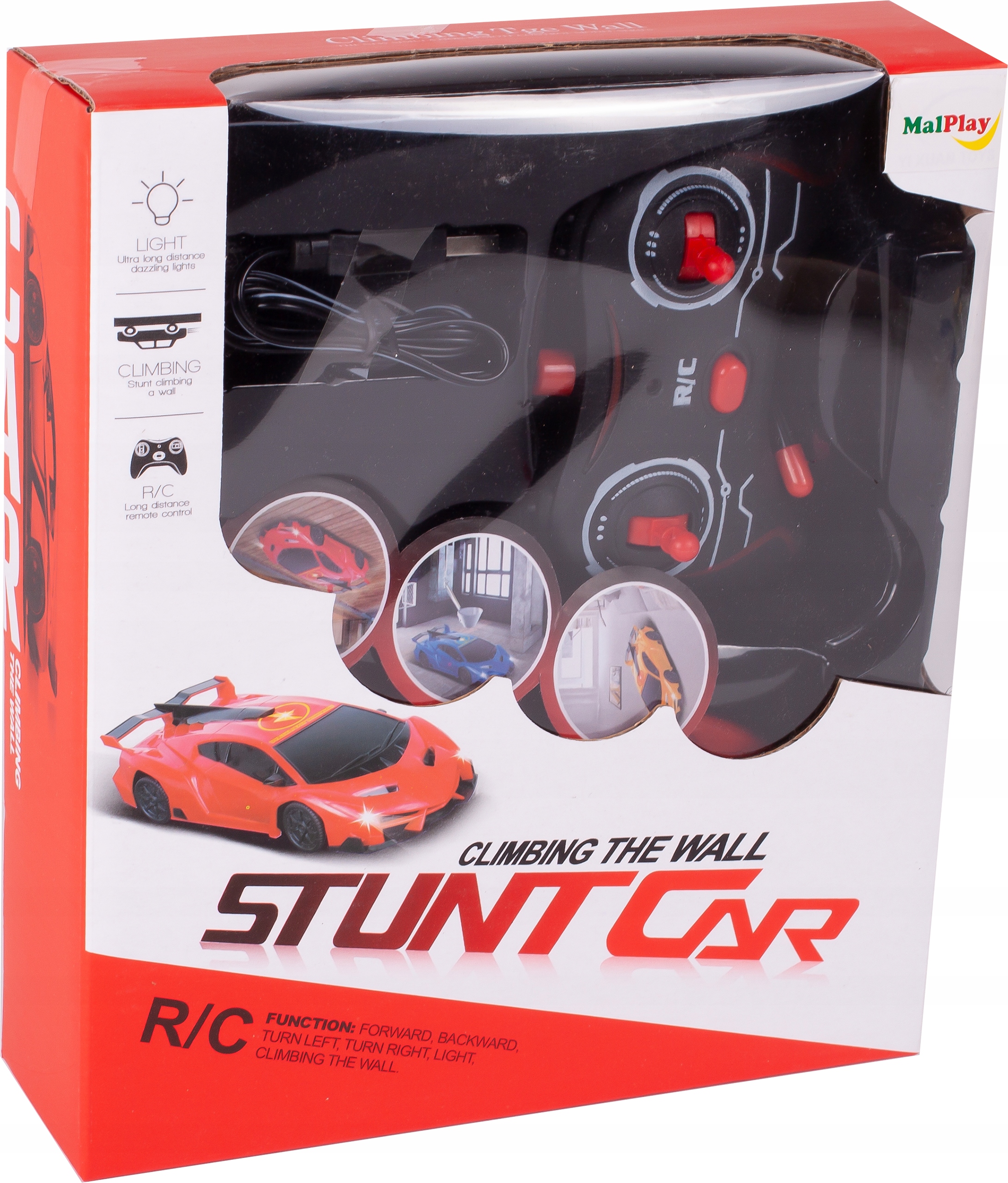 AUTO KASKADER JEŻDZI PO ŚCIANACH PILOT STEROWANY EAN (GTIN) 5901924227793