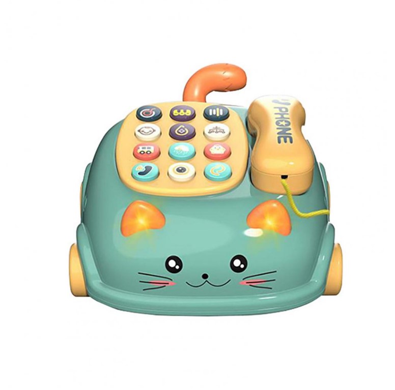 Telefon kotek jeździk dźwięk światło gryzak 9058Z EAN 5907508465353