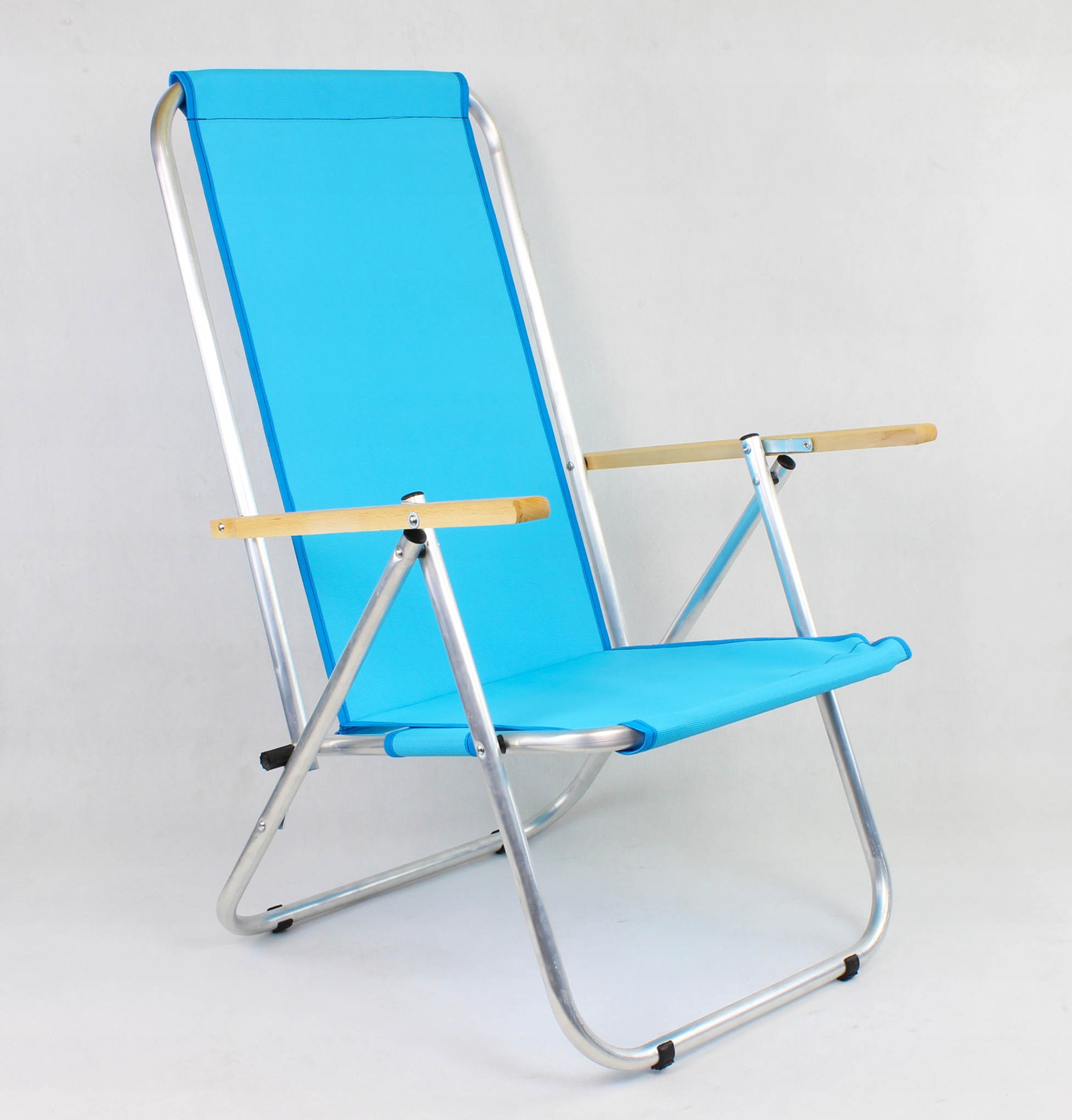 Leżak plażowy z siatki, krzesło składane 125 KG TU EAN (GTIN) 5903896156521