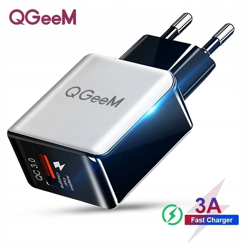Szybka ładowarka USB 20W Quick Charge QGeem QC3 Przeznaczenie uniwersalna